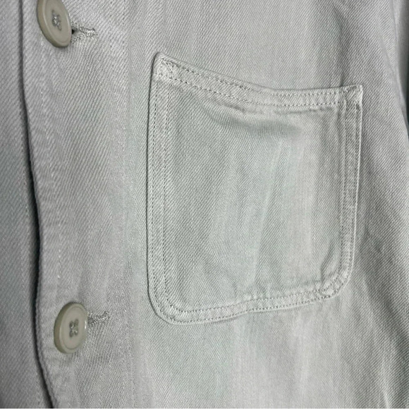 Zara The Victoria Overshirt Jacket in Green Size Medium - Picture 5 of 8